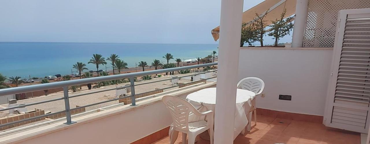 Atico En Primera Linea De Playa Faro Appartement Garrucha Buitenkant foto